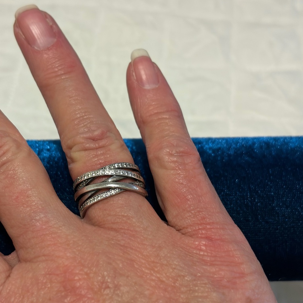 Pandora Entwined Ring SZ 7-1/2 - Picture 10 of 13